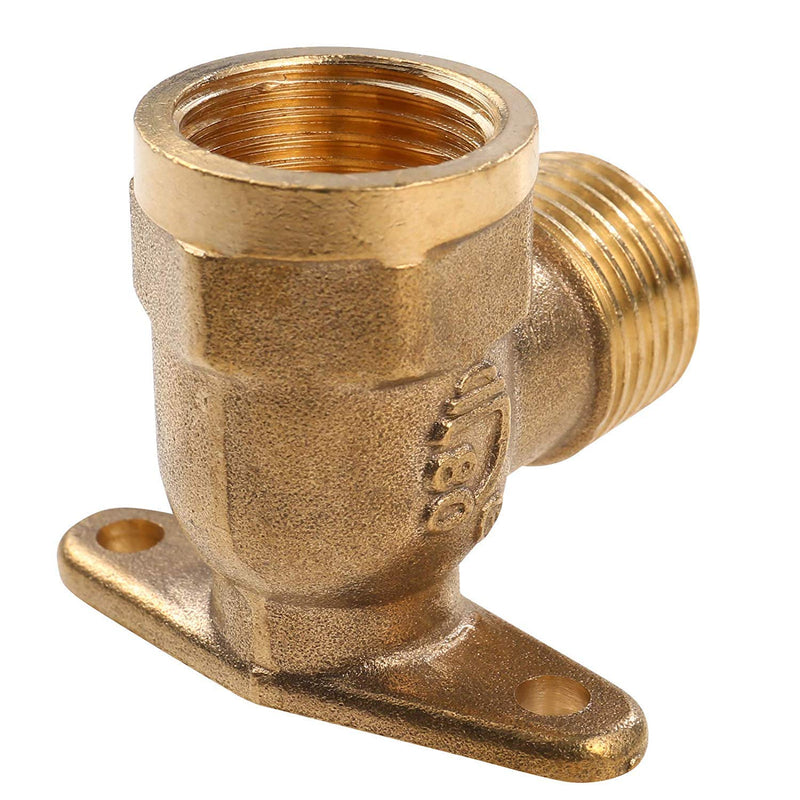 G1/2 Male x G1/2 Inch Female Straight Thread Brass Pipe Fittings 90 Degree Drop Ear Elbow 2 Pack Nominal Copper Pipe Threaded 1 - NewNest Australia