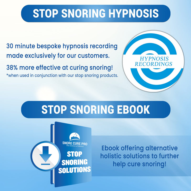 Snore Cure PR0 x60 Large Nasal Strips | Anti Snore Nasal Strips for Snoring | Instantly Relieves Nasal Congestion | Clinically Proven | Drug-Free | Custom Stop Snoring Hypnosis Recording + Ebook - NewNest Australia