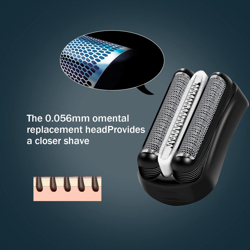 Series 3 shaving head, shaving head series 3 razor men's electric shaver replacement shaving part shaving head replacement part 32B suitable for 3 Series 300S/301S/310S/3020S/3030S - NewNest Australia