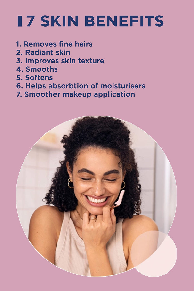 WILKINSON SWORD - Intuition Dermaglow For Women | Facial Hair Remover And Trimmer, Exfoliating Dermaplanning tool | Razor Handle + 3 Blade Refills 1 Count (Pack of 1) - NewNest Australia