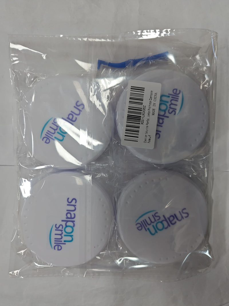 Comioke Prostheses Fake Teeth, 4 Pairs False Artificial Teeth Braces Smile Veneers Cosmetic Temporary Teeth Dentures Prosthesis Artificial Veneers Teeth Top and Bottom 4color - NewNest Australia