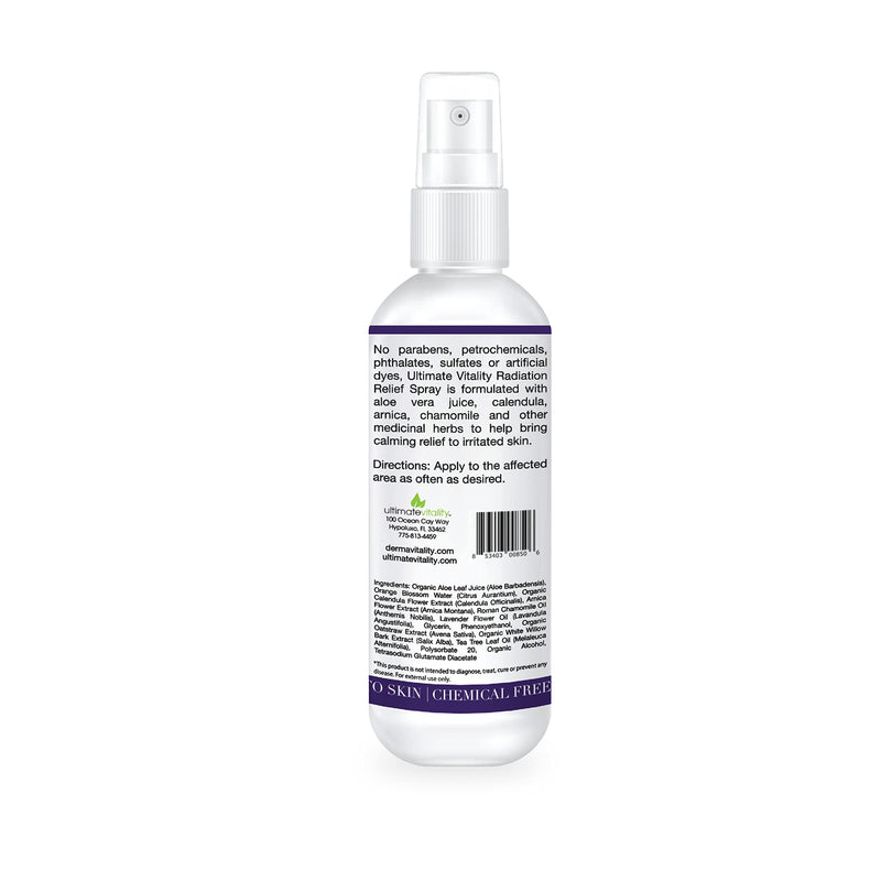 Radiation Burn Relief Spray - Calendula Based Radiation Burn Relief, Natural, Organic, Paraben, Sulfate, Pthalate and Petro Chemical Free, Plant Based Soothing Spray for Radiation Burns – 4 Ounces - NewNest Australia