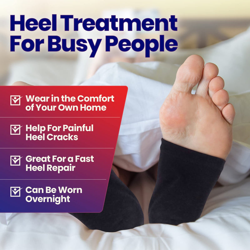 Moisturizing Socks for Mens Cracked Heels - Treat Dry Heels Fast, Pain Relief from Rough Feet with These Large Aloe Lotion Spa Socks for Mens or Womens Heels (XL - 3 Pairs Black - NewNest Australia