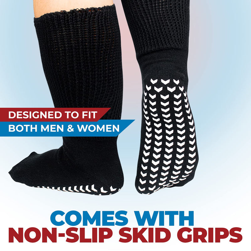 Extra Wide Socks for Swollen Feet, Extra Wide Bariatric Socks, Non Slip Cast Sock, Diabetic Edema Socks, Hospital Socks, Swollen Feet Socks Women, Extra Wide Mens Socks, Edema Socks, Lymphedema Socks - NewNest Australia