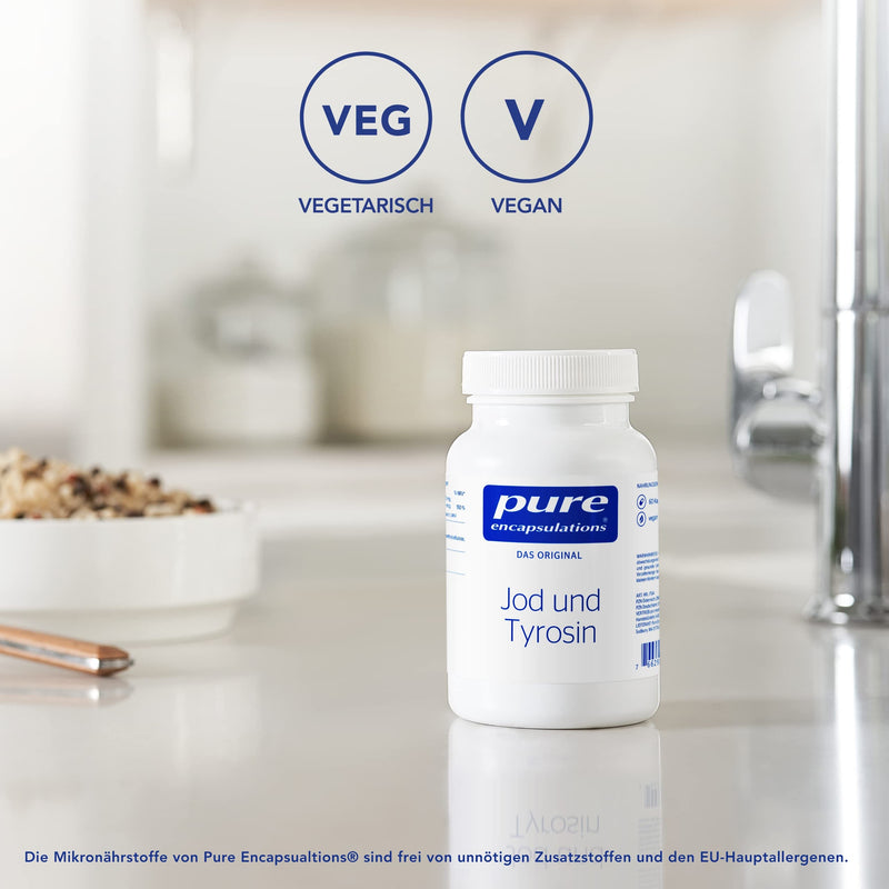 Pure Encapsulations - Iodine and Tyrosine - 60 capsules - NewNest Australia
