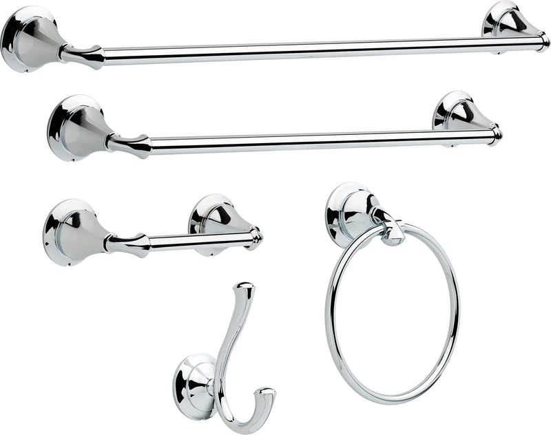 DELTA Linden Towel Ring, Chrome, Bathroom Accessories, 79446 - NewNest Australia