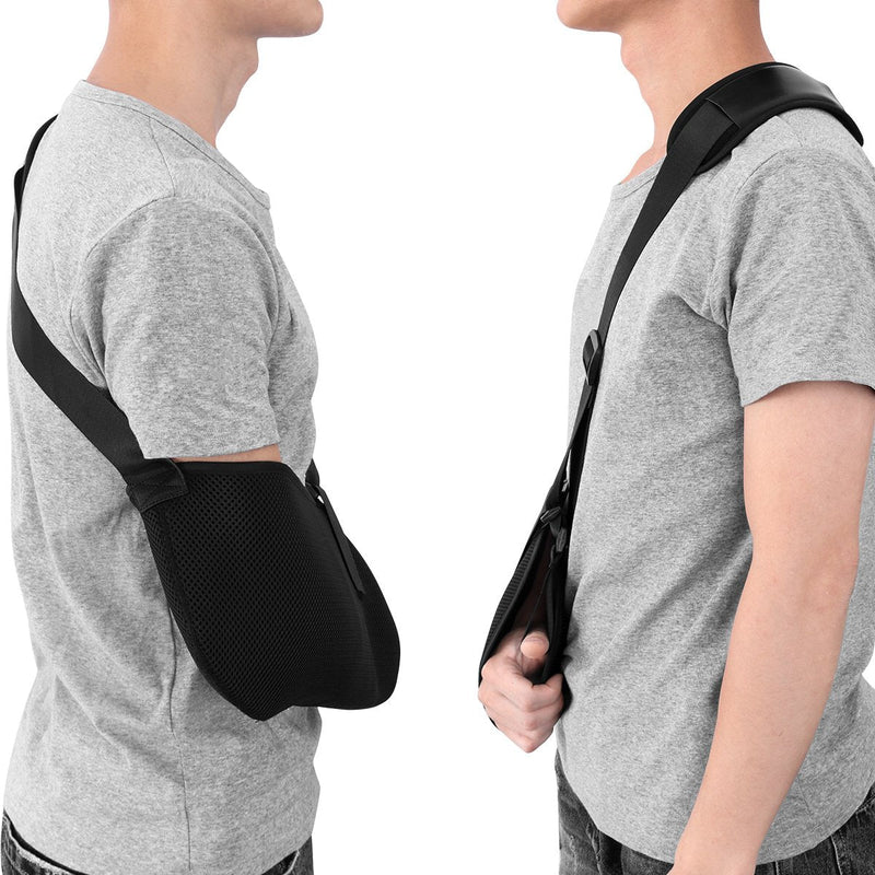 Healifty Arm Sling for Shoulder Injury - Lightweight, Breathable Shoulder Immobilizer for Men & Women - Ergonomic Adjustable Rotator Cuff Sling for Broken, Dislocated, Fracture & Strain Black - NewNest Australia