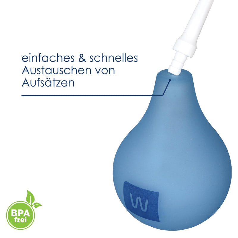 Dr. Wunder Premium Enema Set 225 Ml With 4 Enema Tips Including 1 X Intestinal Tube (40 Cm) - Made In Germany | Versatile Enema Set For Hygienic Intestinal Cleansing | Detailed Instructions | Bpa - NewNest Australia