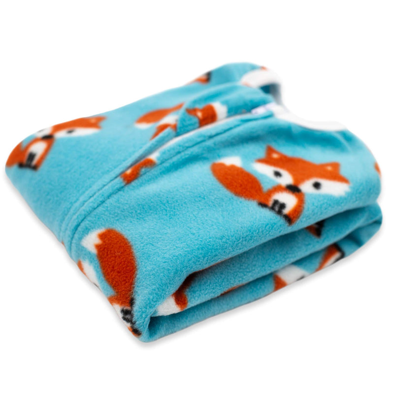 NewNest Australia - Friendly Fox Swaddle Transition Zipadee-Zip - Fleece Extra Large 2T-3T 