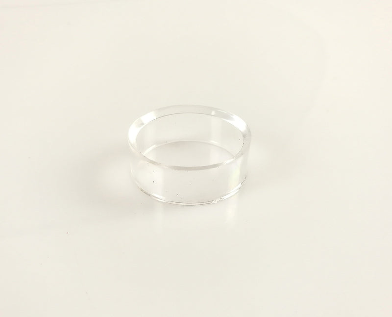 NewNest Australia - WYN-MART Clear Baseball Stand Holder Rings (30 Pack) Round Acrylic Plastic Display 1.22 inches 