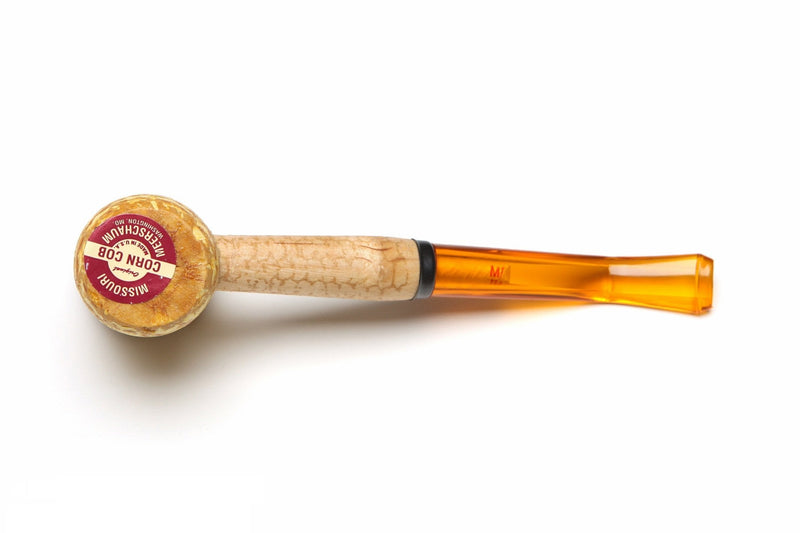 Missouri Meerschaum - Legend Corn Cob Tobacco Pipe - 5th Avenue, Bent Bit - NewNest Australia