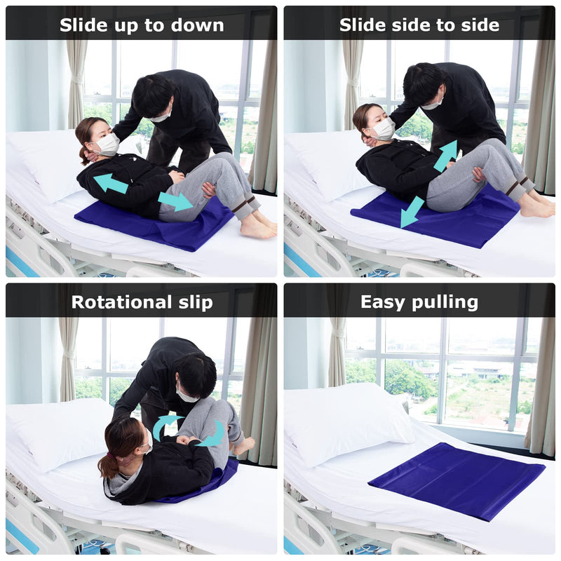 [Delete] Sliding Sheet, Pipe Sliding Tarpaulin For Patient Transfer, Sliding Sheet To Support The Transfer Of Elderly People (72 X 72 Cm (28 X 28 Inches), Dark Blue) - NewNest Australia