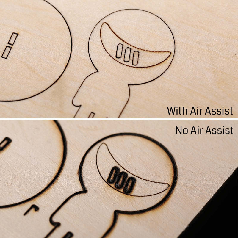 Genmitsu 6mm Air Assist Nozzle for 4mm Hose, Laser Engraver and Cutter Air Assist Upgrade for Increased Laser Power and Clean Finish - NewNest Australia