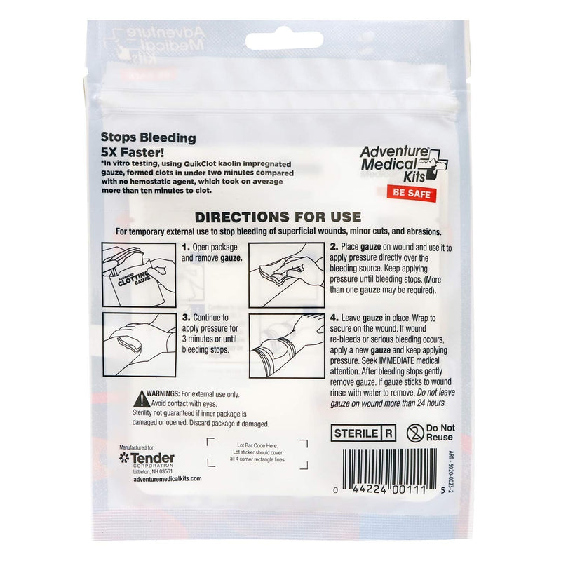 QuikClot Advanced Clotting Gauze - 3 x 24 in (2 Strips) - NewNest Australia