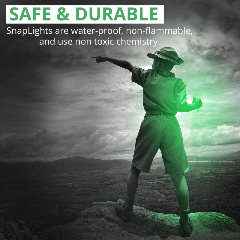 Cyalume-9-08001 Green Glow Sticks - Premium Bright 6” SnapLight Sticks with 12 Hour Duration (10 Pack) 10 Pack - NewNest Australia