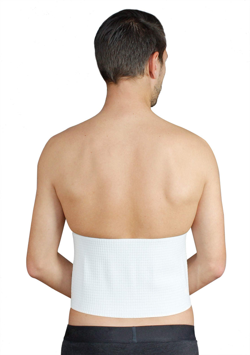 Hydas back support bandage standard, belt for a healthy back and correct posture, bandage for mild back pain (simple support) white - NewNest Australia