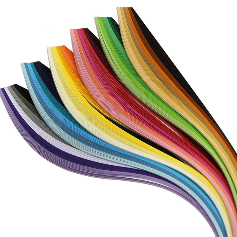 1.5mm x 39cm Paper Quilling Strips Kit 36 Colors 720 Strips Quilling Paper DIY Crafts Strips 1.5mm - NewNest Australia