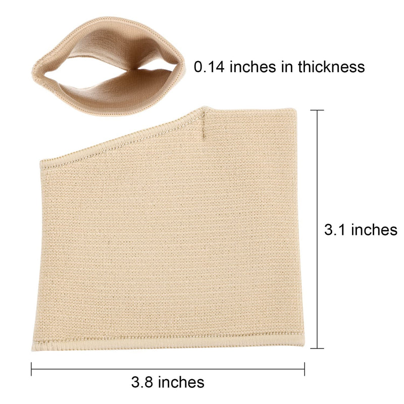 Metatarsal Pads, Metatarsal Pads, Forefoot Pads with Gel Pads, Half Sock for Metatarsal Relief, Foot Pain (Pack of 2, Beige) - NewNest Australia