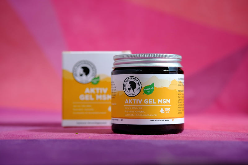 Active natural remedy AktivGel MSM cream/ointment 100ml with 15% MSM & warming effect | 99.9% purity, high quality and from Germany - NewNest Australia