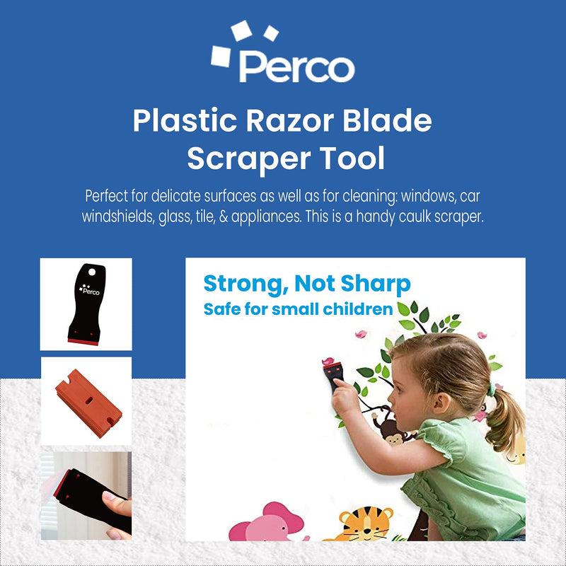 Perco Scraper with Plastic Razor for Removing Labels (Scraper w/Plastic Razor) - NewNest Australia