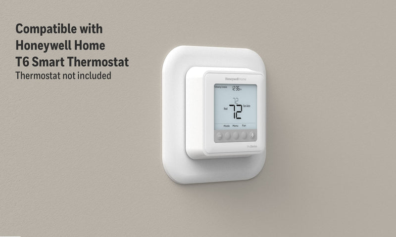 Honeywell Home Large Cover Plate & Electrical Box Adaptor for T-Series Thermostats (THP2400A1080) , White - NewNest Australia