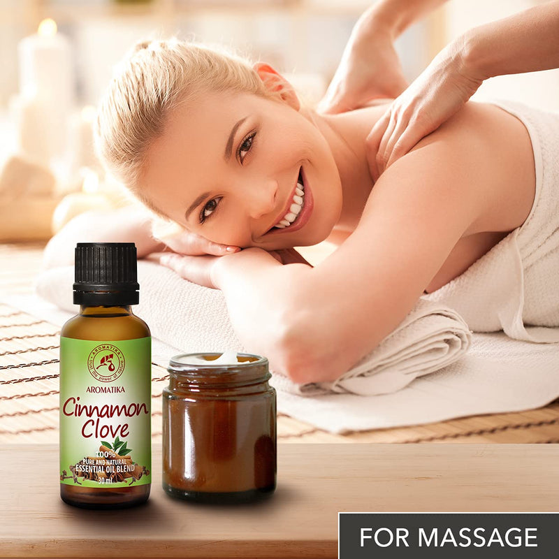Fragrance Blend Cinnamon Oil And Cloves 30 Ml - Essential Oils For Diffusers And Oil Burners - Pure & Natural - Christmas Fragrance - Aromatherapy Oils For Soap Making - Oil Blend - Sweet Fragrance - NewNest Australia