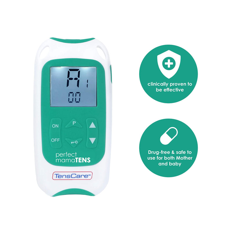 TensCare - Perfect MamaTENS, Drug Free Pain Relief for During Labour and Child Birth. Utilising Clinically Proven TENS Technology. Boost Button Provide Greater Pain Relief During Contractions. - NewNest Australia