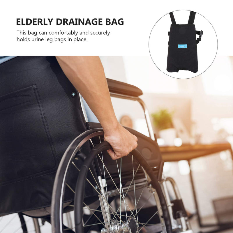 EXCEART Urine Bag Cover Catheter Bag Stabilization Device Urinary Drainage Foley Catheter Bag Holder (1500 Ml) with Adjustable Shoulder Strap for Home Travel Wheelchair Bed - NewNest Australia