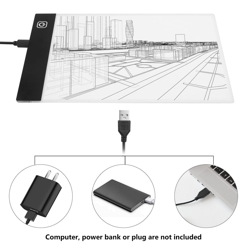 Flip Book Kit with Light Pad - A5 LED Light Board/Box & 320 Sheets Flipbook for Andymation | Drawing | Tracing | Sketching, Flip Books Paper with Holes & Binding Screws - NewNest Australia