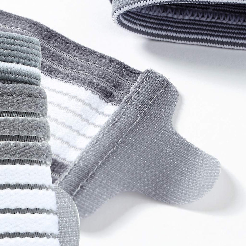 Neotech Care Wrist Band - Adjustable Compression Strap - Elastic & Breathable Fabric - Support Sleeve for Tennis, Sports, Exercise - Men, Women, Right or Left - Grey Colour (Size M, 1 Pair) 2 - NewNest Australia