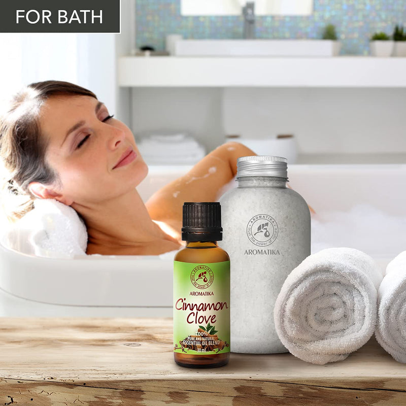 Fragrance Blend Cinnamon Oil And Cloves 30 Ml - Essential Oils For Diffusers And Oil Burners - Pure & Natural - Christmas Fragrance - Aromatherapy Oils For Soap Making - Oil Blend - Sweet Fragrance - NewNest Australia