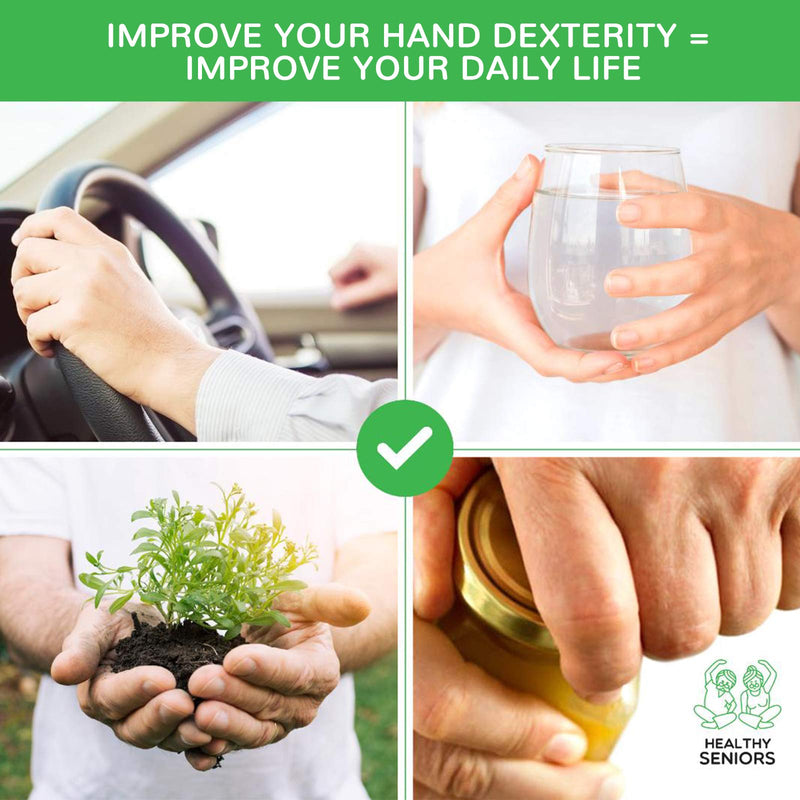 Healthy Seniors Squeeze Balls for Hand Therapy - Perfect for Rheumatoid Arthritis - NewNest Australia