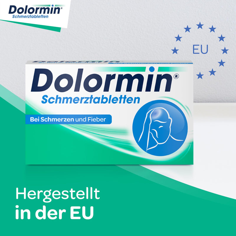 Dolormin® pain tablets - for pain and fever - such as headaches, toothaches and menstrual pain - 30 tablets 30 pieces (pack of 1) - NewNest Australia