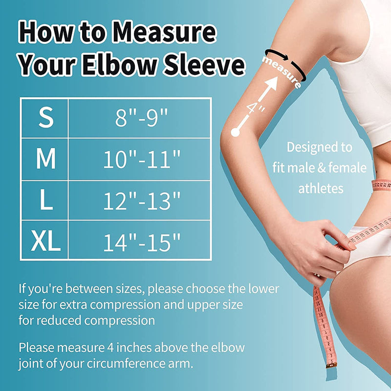 ABYON Professional Medical Grade Elbow Brace Compression Sleeve (Shipped from USA) (1pcs)+Tennis Elbow Brace (2pcs),Elbow Support Gear for Sports or Daily Use to Reduce Elbow Pain and Tendonitis | Tennis Elbow | Golfer's Elbow | Arthritis for Men and W... - NewNest Australia