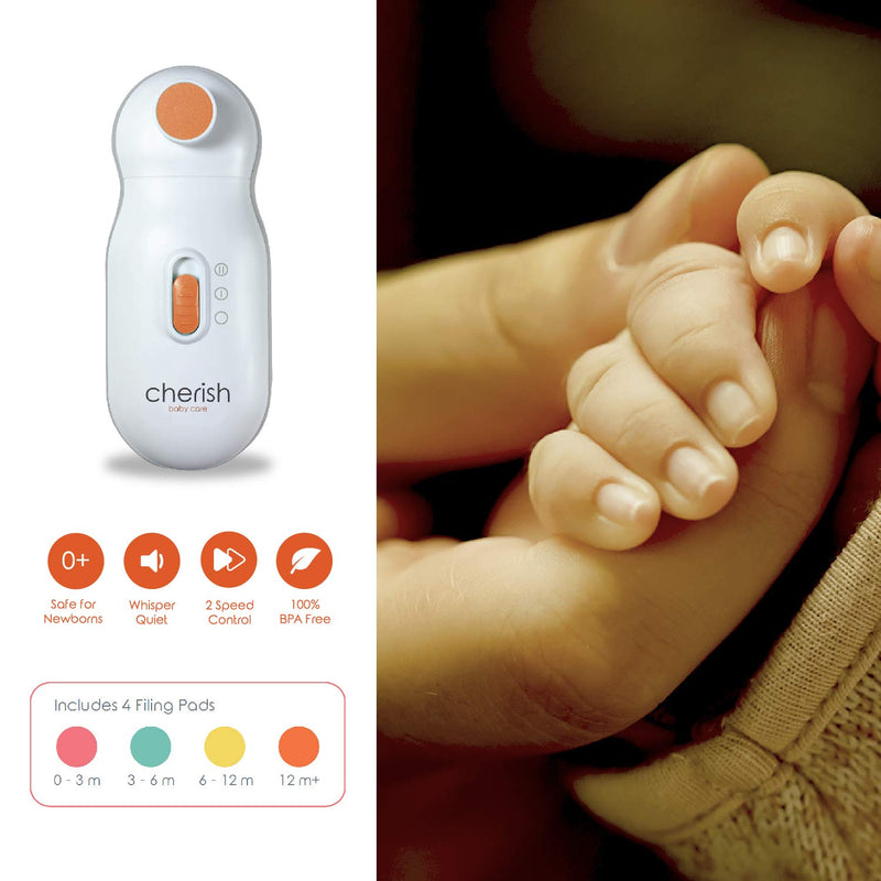 Baby Nail File Electric Nail Trimmer: Baby Nail Trimmer for Infant and Toddler: Safer Than Baby Nail Clippers - Baby Grooming Kit and Manicure Set - NewNest Australia
