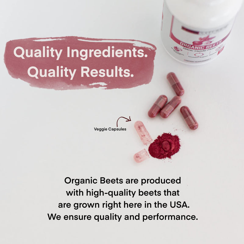 Nature's Pure Blend Organic Beets I Support Blood Flow, Blood Pressure, Heart Health I Energy Booster, L Arginine - NewNest Australia