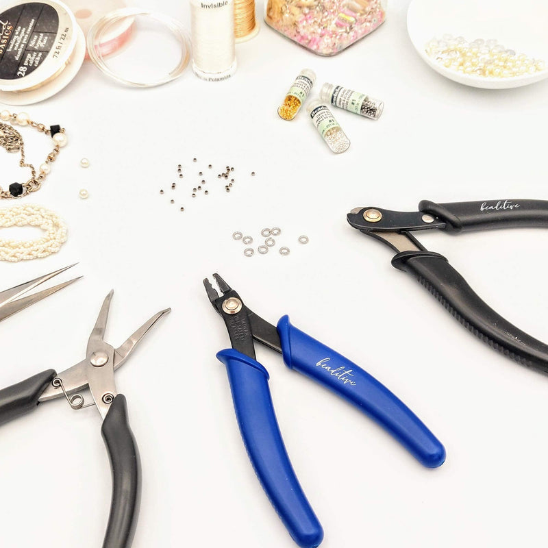 Beaditive Bead Crimping Plier for 2mm & 3mm Beads and Tubes | 5-Inch (Blue) Blue - NewNest Australia