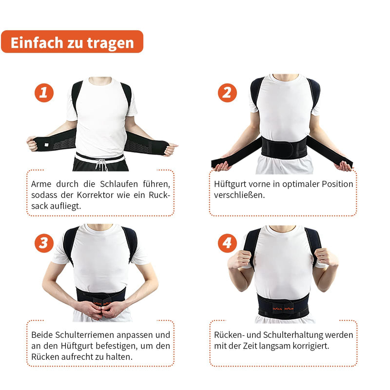 Dh Fitlife Posture Corrector | Back Straightener With Waist | Posture Trainer | Back Trainer | Back & Shoulder Strap | Back Support | Posture Corrector | For Men And Women - NewNest Australia