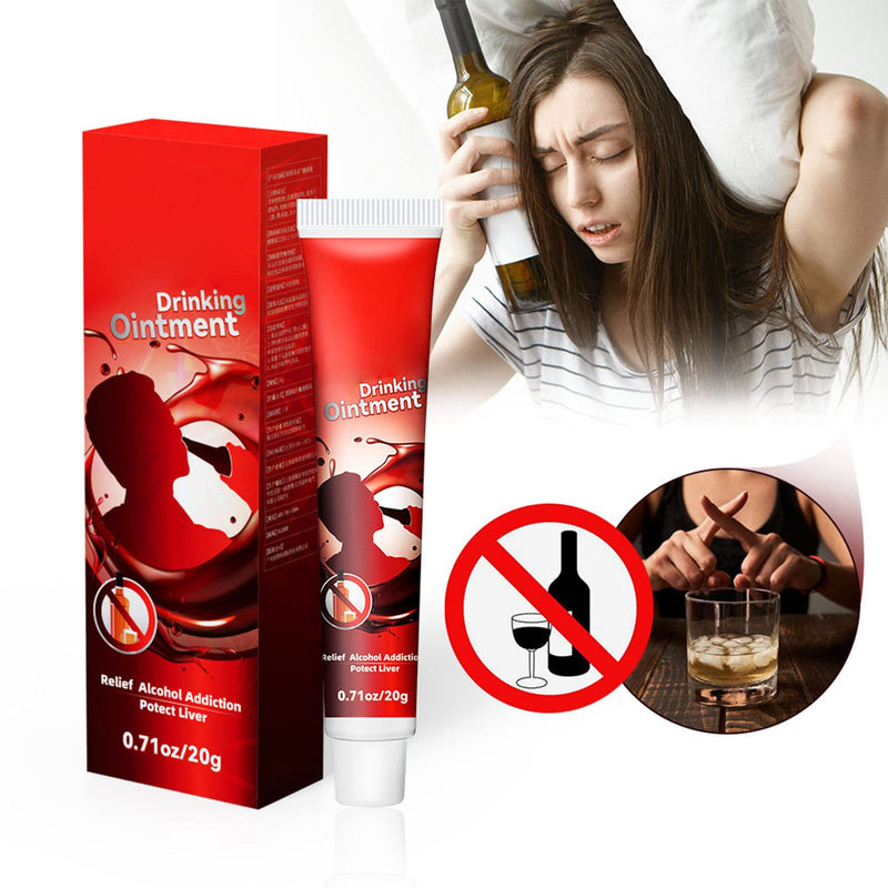 Quit Drinking Ointment, Quit Drinking Ointment Quit Drinking Alcohol Aid Liver Protection Non Addictive Relieve Discomfort Drinking Craving Supplements 20g Help Quit Drinking - NewNest Australia