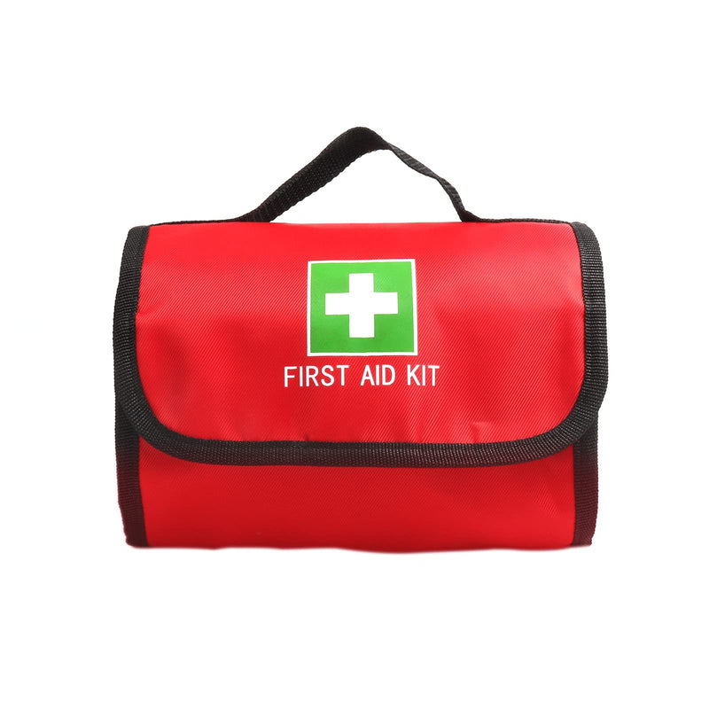 Jipemtra First Aid Bag Empty Small First Aid Kit Bag Outdoor Travel Rescue Bag First Responder Medicine Bag Container For Car Home Office Sports Outdoor, Red G, Compact - NewNest Australia
