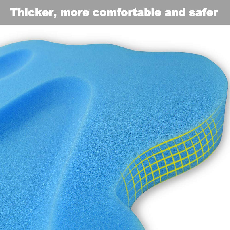 HALLO Soft Infant Bath Sponge Skid Proof Baby Bath Mat Newborn Odor Free (Blue) Blue - NewNest Australia