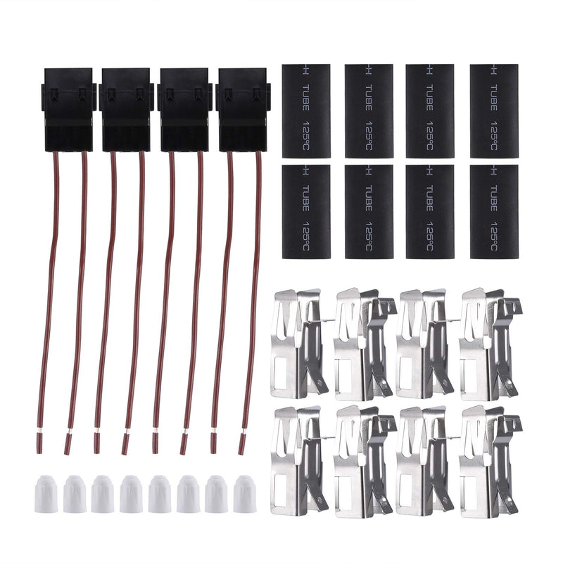 Range Surface Element Receptacle Terminal Block Kit 5303935058 RR117, Replaces 330031 WB17X210 814399 RR109 5303274292 5301167733 (4 Pack) - NewNest Australia