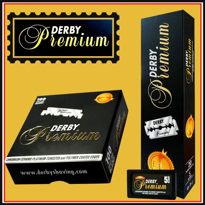 100 Derby Premium Single Edge Razor Blades, 100 pieces (pack of 1) - NewNest Australia
