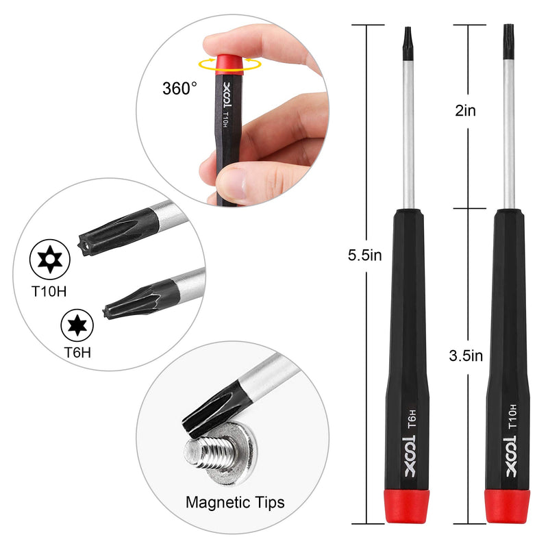Triwing Screwdriver 17 in 1 Professional Screwdriver Game Bit Repair Tools Kit for Switch/Switch Lite/JoyCon, NES/SNES/DS/DS Lite/Wii/GBA Large - NewNest Australia