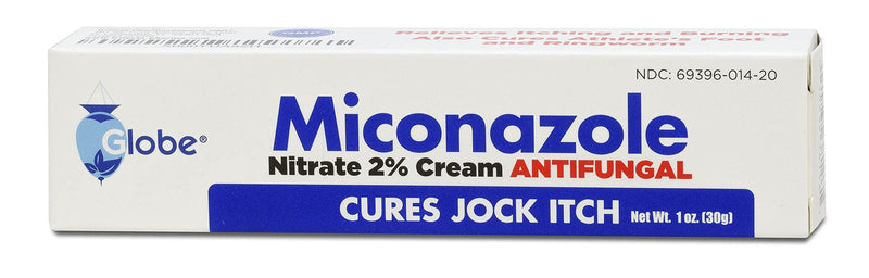 Globe Miconazole Nitrate 2% Anti fungal Cream | Cures Most Athletes Foot, Jock Itch, Ringworm | 1 OZ Tube (6 Pack) - NewNest Australia