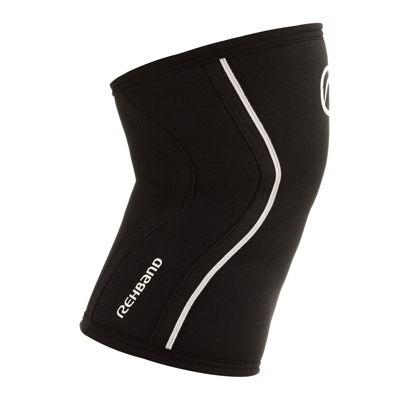Rehband Knee Support 3 Mm Neoprene, Lightweight Knee Support For Men And Women, Bandage Knee For Endurance Sports, Breathable Sports Bandage, Colour: Black, 1 Pair, Size: L - NewNest Australia