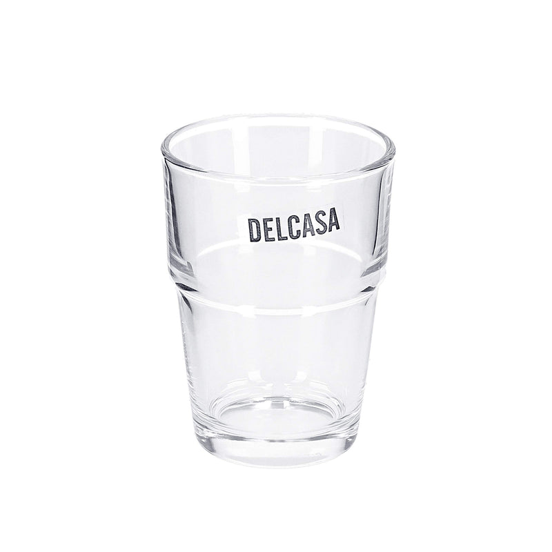 Delcasa 6PC Tumbler Glass Set, 7oz/200ml - Tumbler Glass for Drinking Tea - Transparent, Sleek Design with Broad Base & Mouth – Tea Glasses Set, Perfect for Home, Restaurants Parties - NewNest Australia