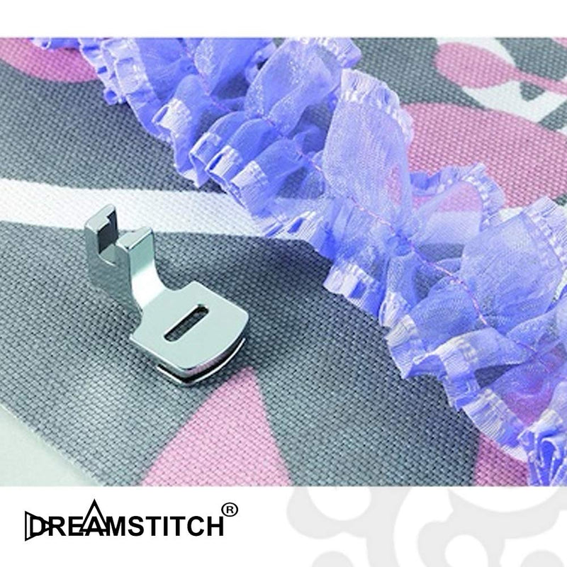 DREAMSTITCH Low Shank Shirring Gathering Presser Foot Fits for All Low Shank Brother, Janome, Simplicity, Kenmore, Pfaff, Singer, Simplicity, Viking Sewing Machine - NewNest Australia
