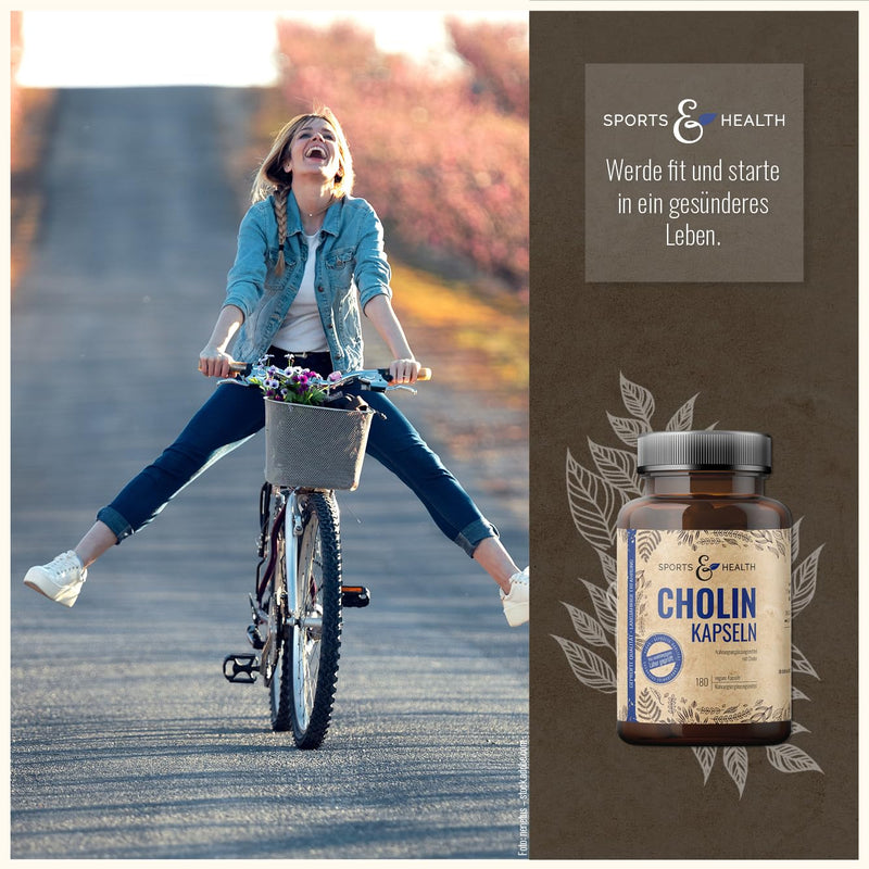 Choline capsules - high-dose choline capsules - 180 high-dose choline capsules - pure choline powder in capsules - choline - NewNest Australia