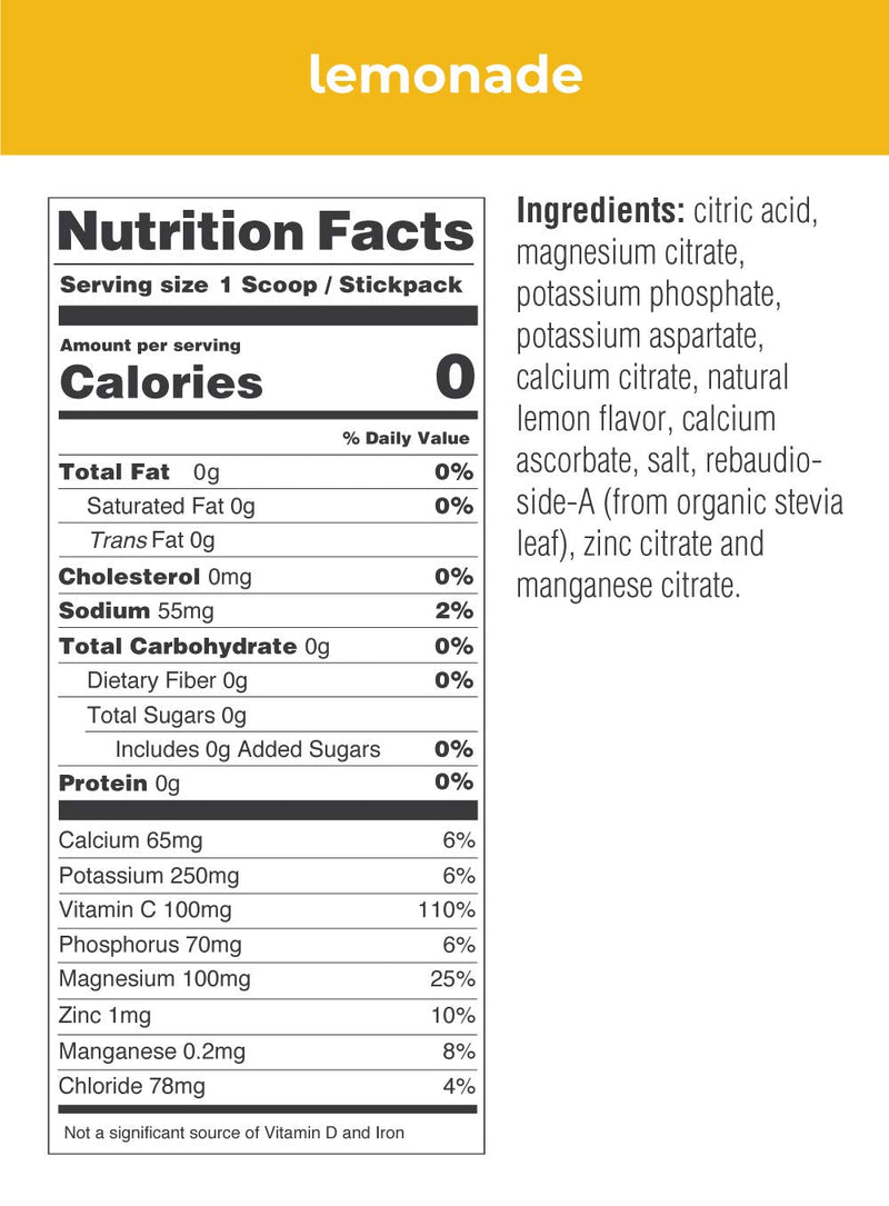 Ultima Hydrating Electrolyte Powder, Lemonade, 90 Servings, no Sugar, 0 Carbs or Calories, Keto, Gluten-Free, Paleo, Non-GMO, Vegan, with Magnesium, Potassium, Calcium, 11.1 Ounce (Pack of 1) - NewNest Australia